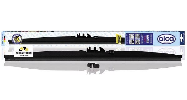 Щетки ALCA ЗИМНИЕ 17" 43см в резиновом чехле /292-411/