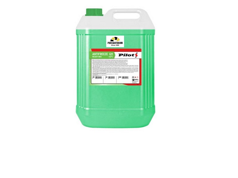 Антифриз PILOTS GREEN LINE -40 20кг Зеленый