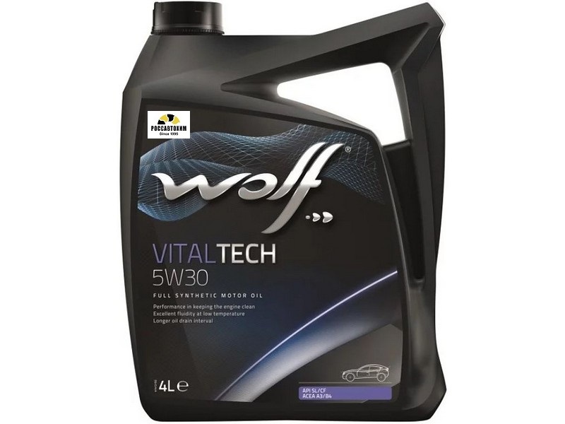 Масло моторное WOLF 5w30 Vitaltech 4л /8309908/