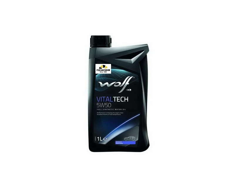 Масло моторное WOLF 5w50 Vitaltech 1л /8314629/
