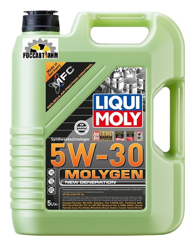 Масло моторное LIQUI MOLY Molygen New Generation 5W30 5л 9043/9952