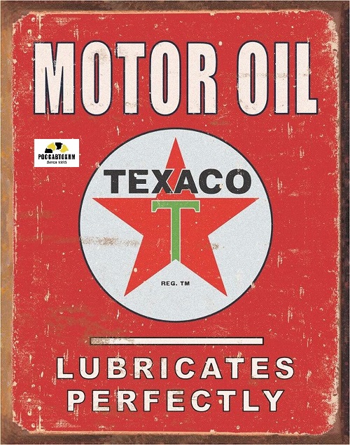 1444 Texaco - Lubricates Perfectly картинка металл.оригинал