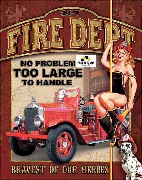 1720 Fire Dept - No Problem картинка металл.оригинал
