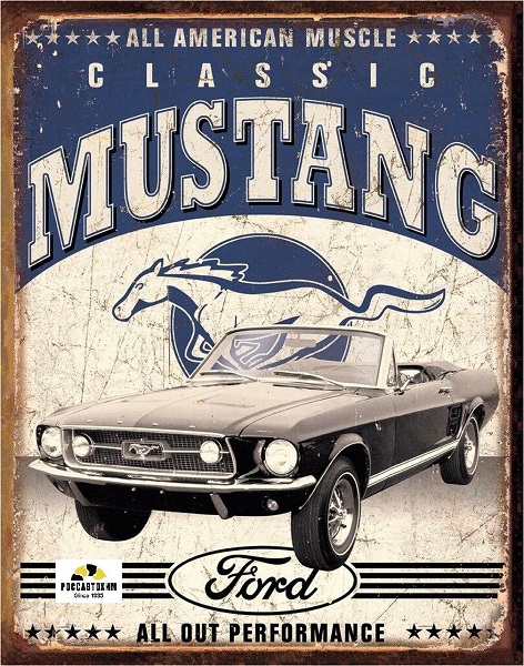 1813 Classic Mustang картинка металл.оригинал
