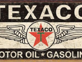 1896 Texaco Winged Logo картинка металл.оригинал