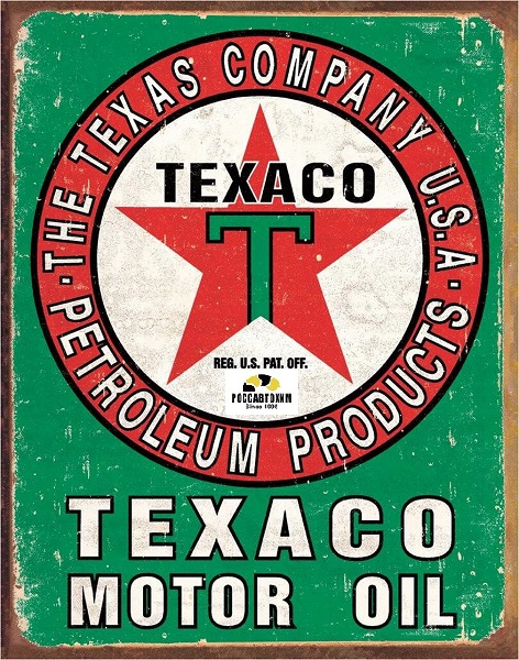 1927 Texaco Oil Weathered картинка металл.оригинал