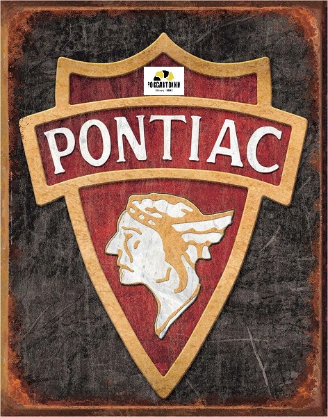 1940 Pontiac Logo 1930 картинка металл.оригинал