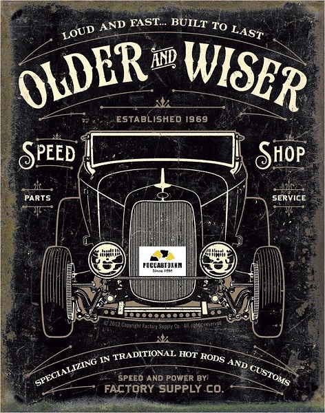 1963 Older & Wiser - 30's Rod картинка металл.оригинал