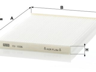 Фильтр салона MANN CU1936