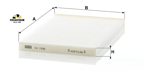 Фильтр салона MANN CU1936