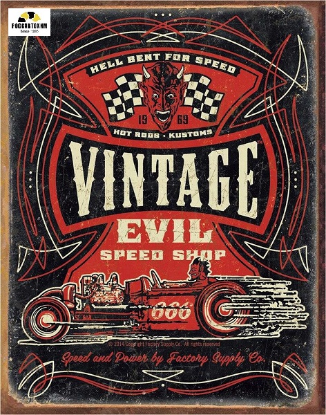 1972 Vintage Evil- Hell Bent картинка металл.оригинал