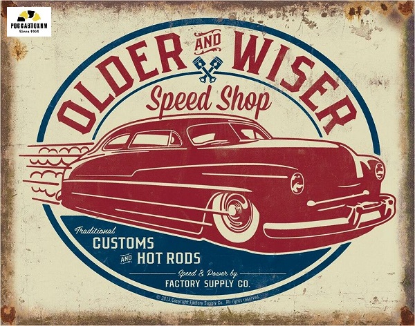 1962 Older&Wiser- 40's Rod картинка металл.оригинал