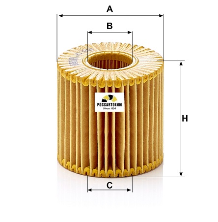 Фильтр масляный MANN HU7019z