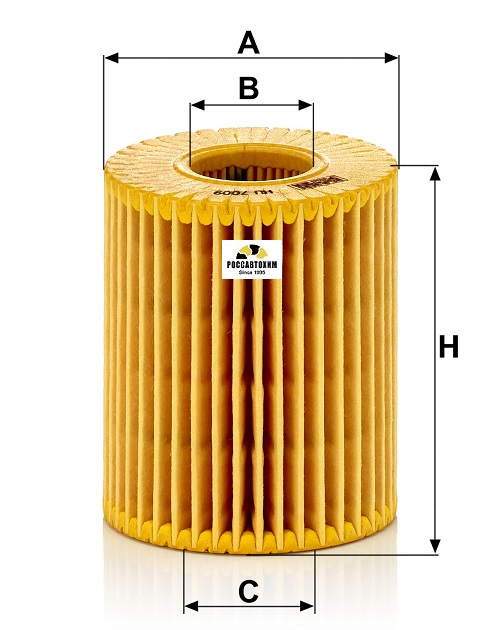 Фильтр масляный MANN HU7009z