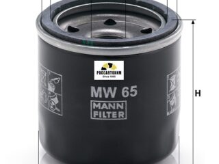 Фильтр масляный MANN MW65 (мото)