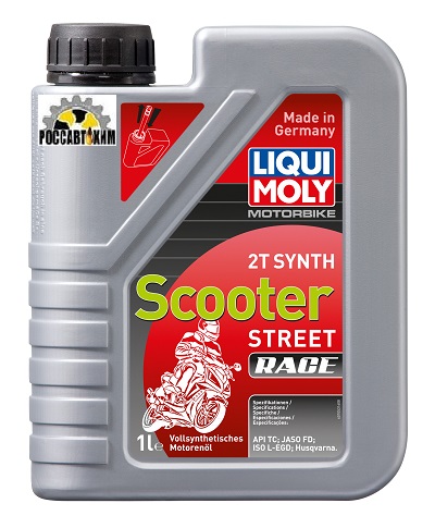 Масло моторное LIQUI MOLY Motorbike 2T Synth Scooter Race L-EGD 1л 3990/1053