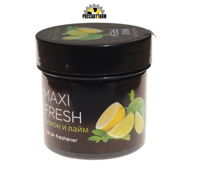 582 Ароматизатор гелевый 'MAXIFRESH' (банка 100 мл) Лимон и Лайм