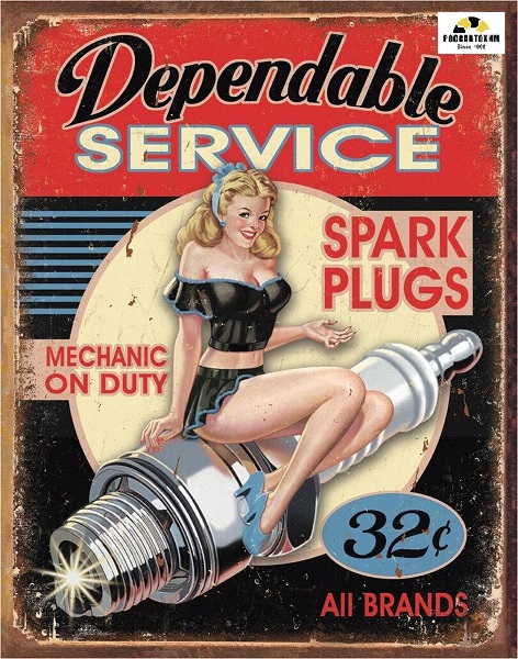 1991 Dependable Service картинка металл.оригинал