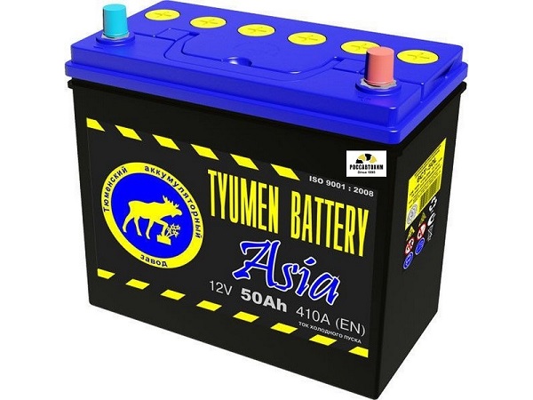 АКБ ТЮМЕНЬ Азия 50 Ач о/п 6СТ-50L