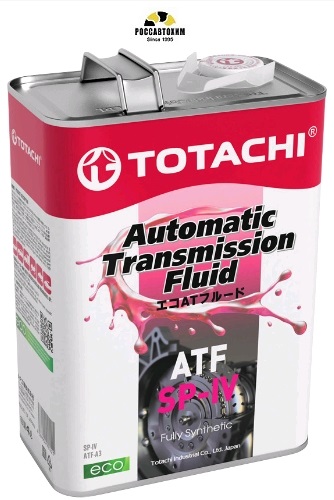 Масло трансмиссионное TOTACHI ATF SP-IV синт. 4л