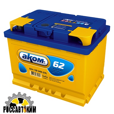 АКБ АКОМ 6 СТ- 62 АПЗ о/п Euro