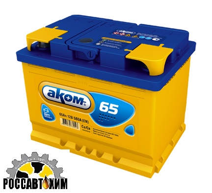 АКБ АКОМ 6 СТ- 65 АПЗ о/п Euro