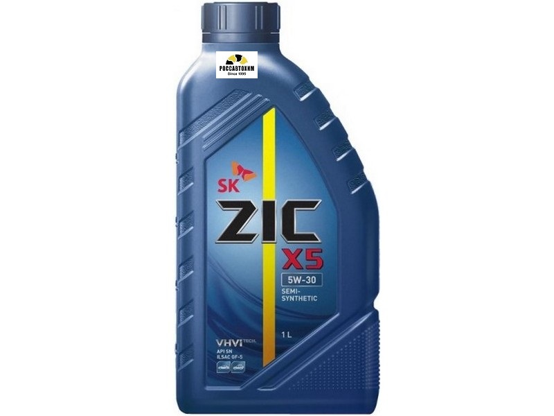 Масло моторное ZIC X5 5W30 1л