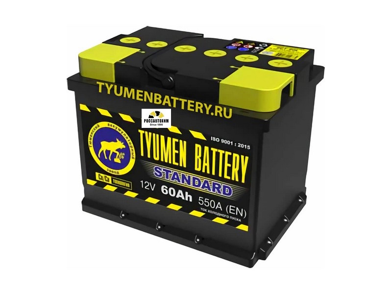 АКБ ТЮМЕНЬ Standart 60 А/ч п/п 6СТ-60L