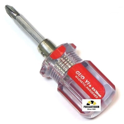 ЕРМАК Отвертка ударная с противоскользящей ручкой PH1 5х100мм (+)