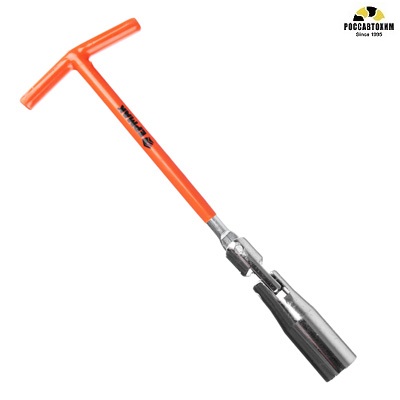 Ключ свечной с карданным шарниром 21мм усиленный ЕРМАК TP006 /766-019/