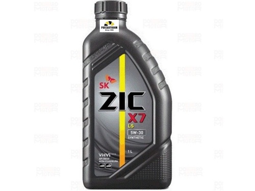 Масло моторное ZIC X7 LS 5W30 1л (синт)