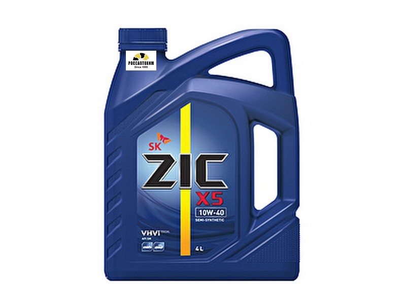 Масло моторное ZIC X5 10W40 4л п/с