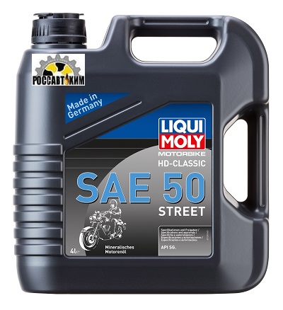 Масло моторное LIQUI MOLY Motorbike 4T HD-Classic Street 50 4л 1230