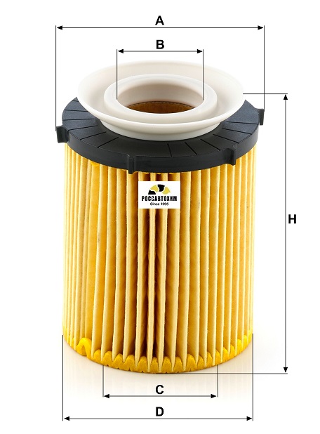 Фильтр масляный MANN HU711/6z