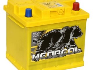 АКБ ТЮМЕНЬ Медведь Silver Ca/Ca 55 Ач о/п (куб)