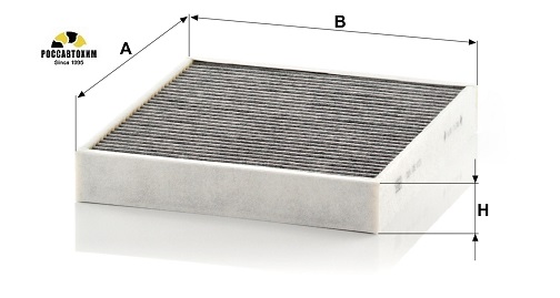 Фильтр салона угольный MANN CUK26010