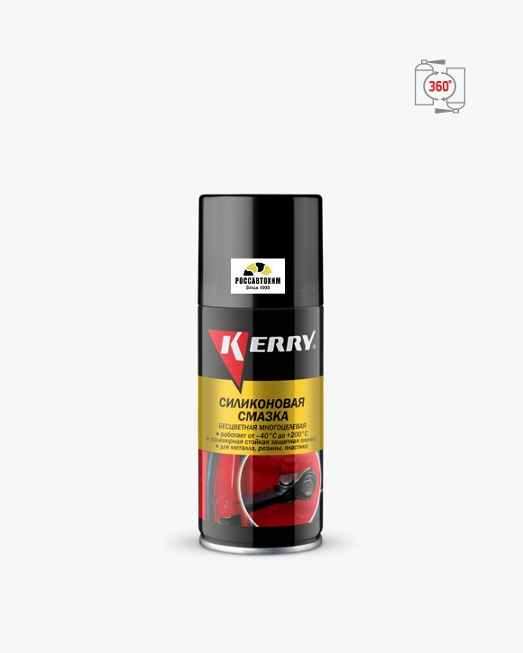 Смазка универсальная KERRY силиконовая KR-941, 520мл аэр