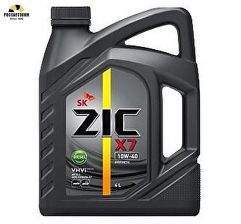 Масло моторное ZIC X7 DIESEL 10W40 4л