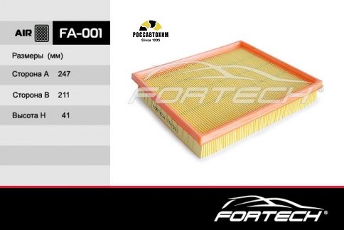 Фильтр воздушный FORTECH FA-001