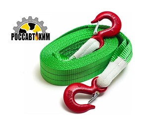 Трос ленточный 6 т в пакете СУПЕР УСИЛЕННЫЙ 5.0 м. 2 / 19009 / Сервис К