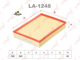 Фильтр воздушный LYNXauto LA-1248