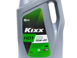 Масло моторное KIXX HD1 10W40 CI-4/SL, E7 синт. 6л