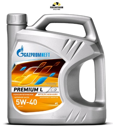 Масло моторное Gazpromneft Premium L 5w40 4 л синтетика