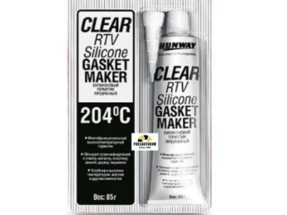 Силиконовый герметик-прокладка 85г ПРОЗРАЧНЫЙ (туба) RW8502