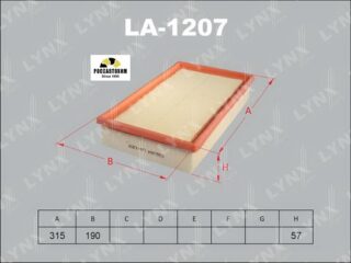 Фильтр воздушный LYNXauto LA-1207
