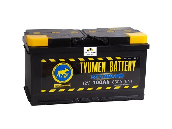 АКБ ТЮМЕНЬ Standart 100 Ач п/п 6СТ-100L