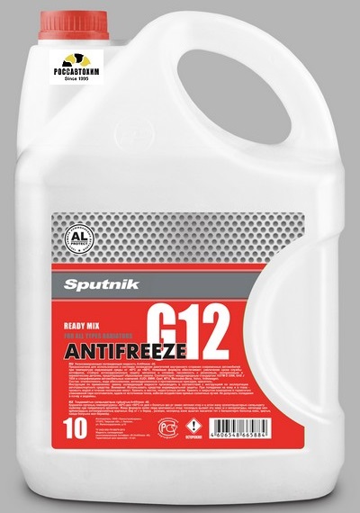 Антифриз-40 красный (SPUTNIK G12) 10кг