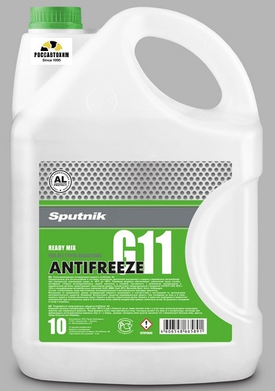 Антифриз-40 зеленый (SPUTNIK G11) 10кг