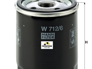 Фильтр масляный MANN W712/6