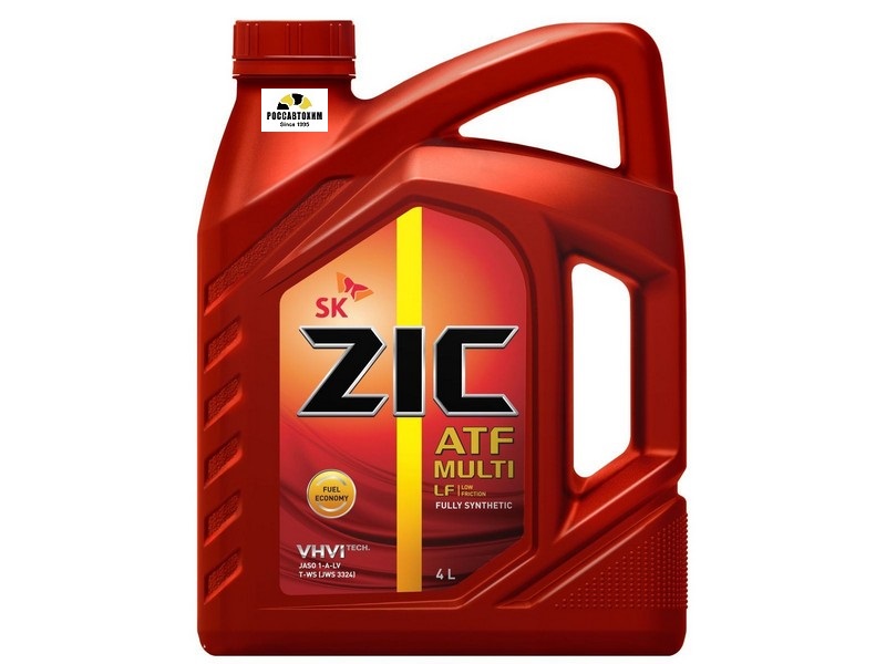 Масло трансмиссионное ZIC ATF Multi LF синт. 4 л
